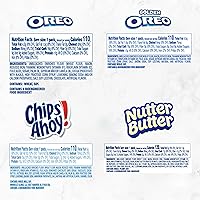 Vista 2 de Oreo Oreo Original, Oreo Golden, Chips Ahoy! & Nutter Butter Cookie Snacks Pack de variedades, 56 paquetes de refrigerios (2 cookies por paquete)