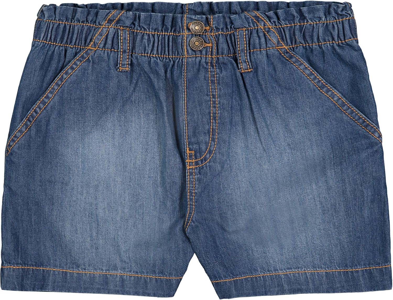 HUDSON Girls' Pull on Paperbag Waist Shorts: Clothing, Shoes & Jewelry