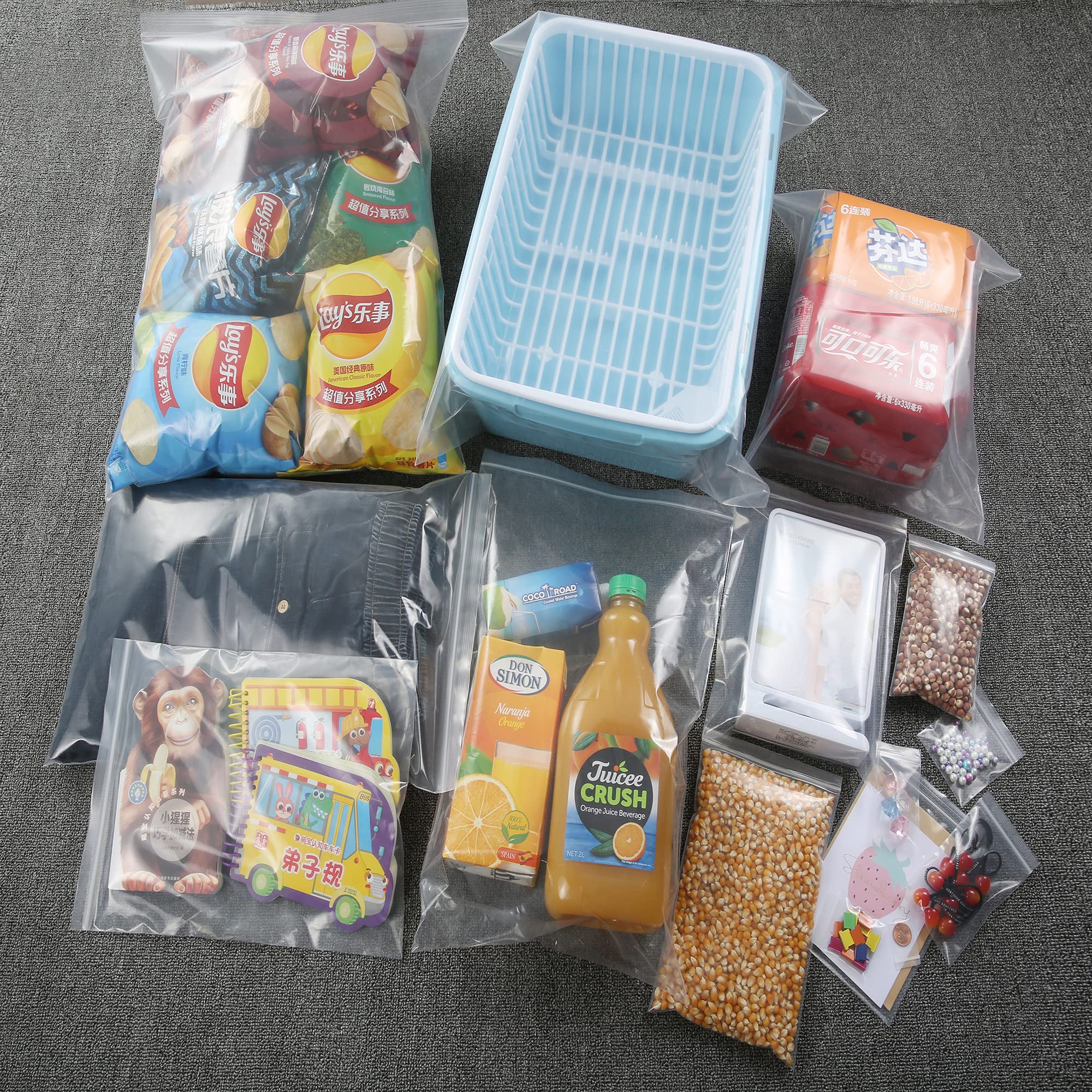 Freezer Bags 100-Pack Jumbo Storage Bags (14x20