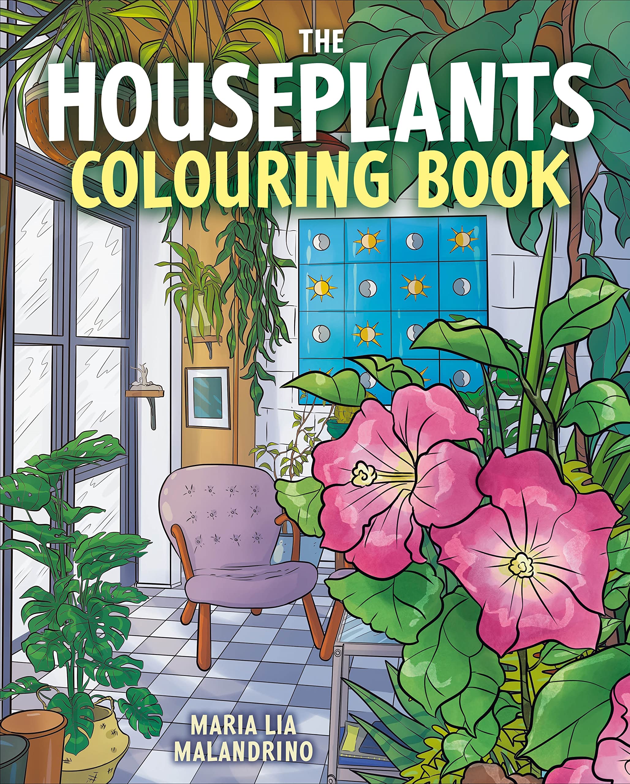 The Houseplants Colouring Book (Arcturus Creative Colouring)