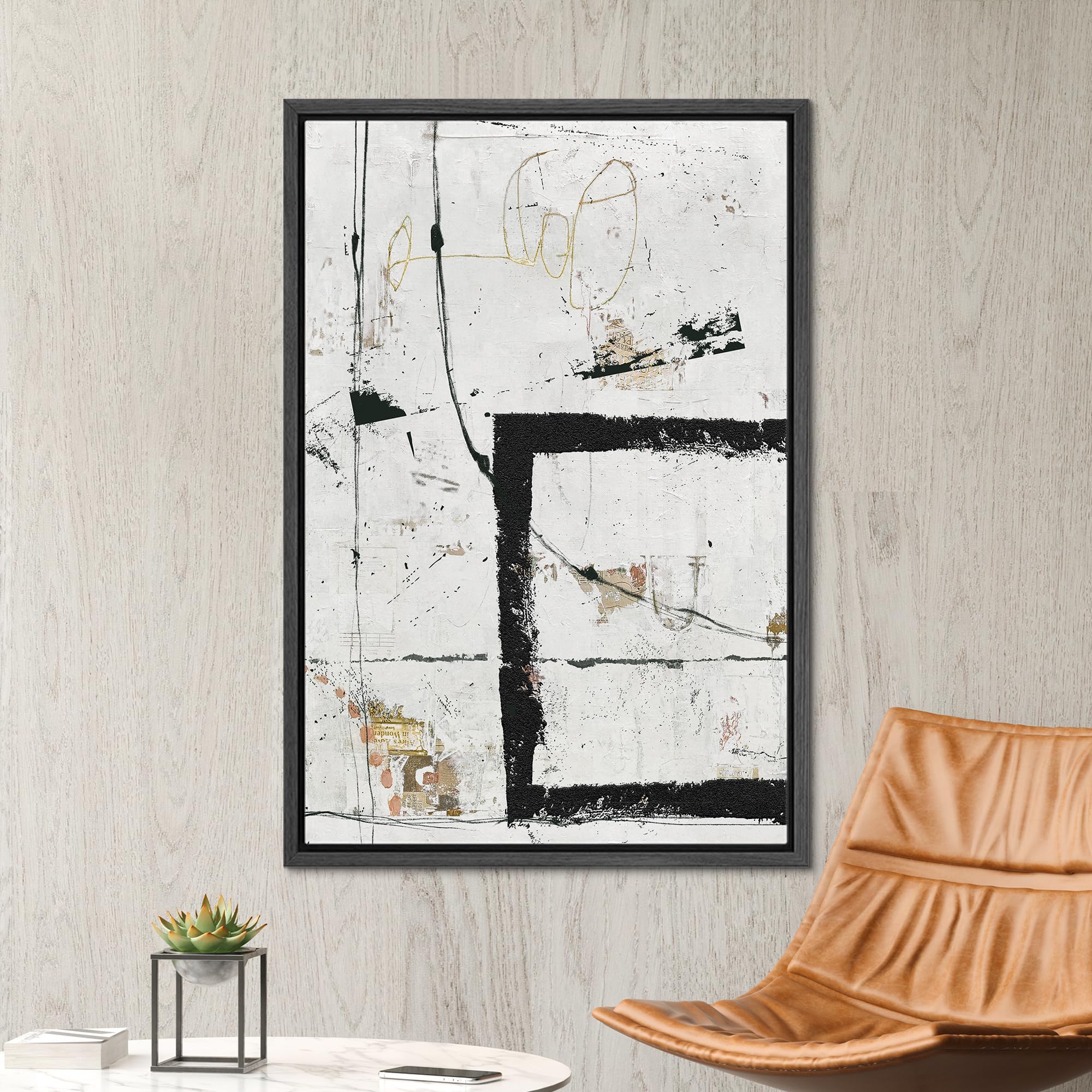 Amazon.com: SIGNWIN Framed Canvas Print Wall Art Graffiti Style