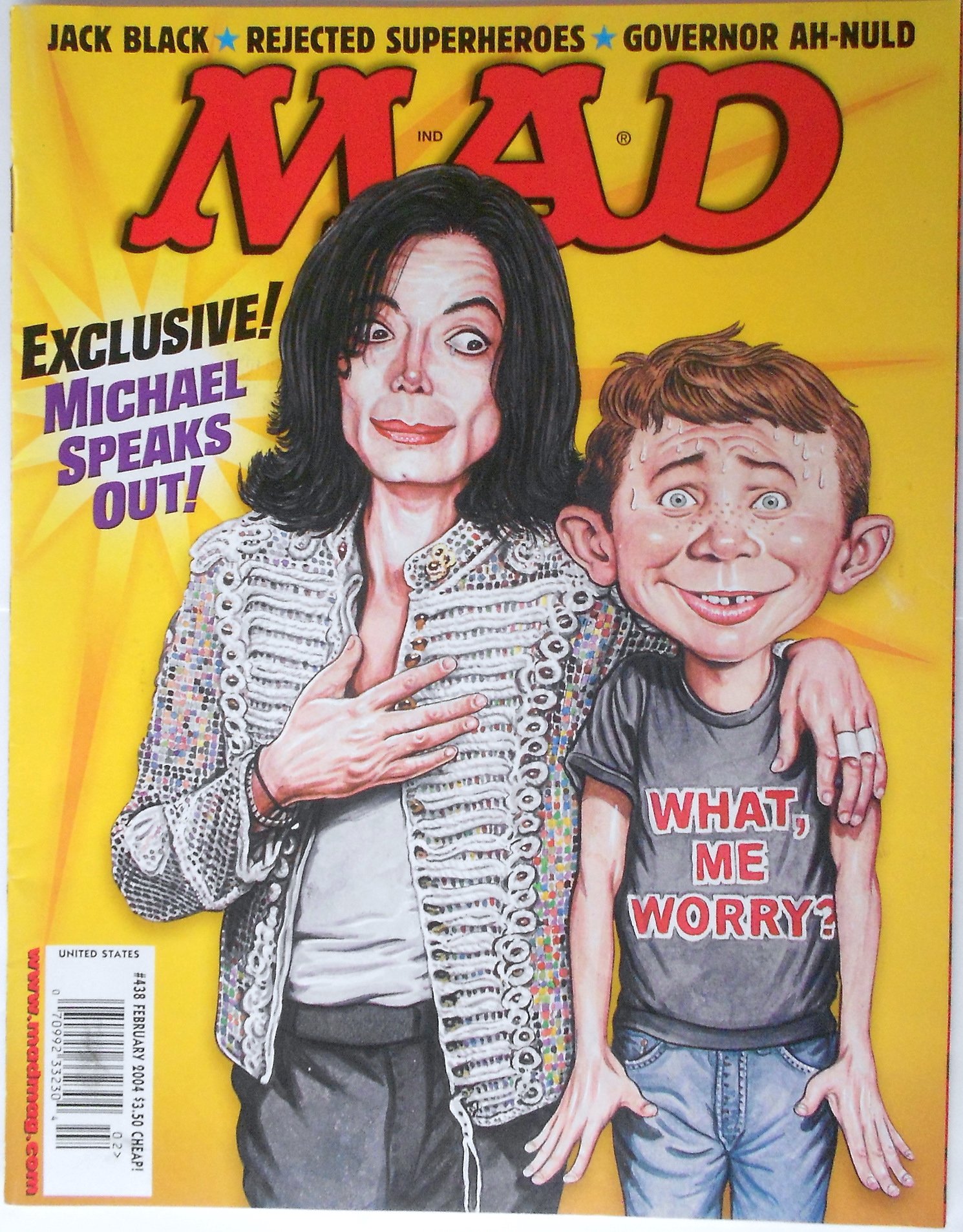 Mad Magazine # 438 February 2004 Michael Jackson cover |本 | 通販
