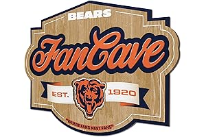 Chicago Bears Distinctive Fan Cave Sign