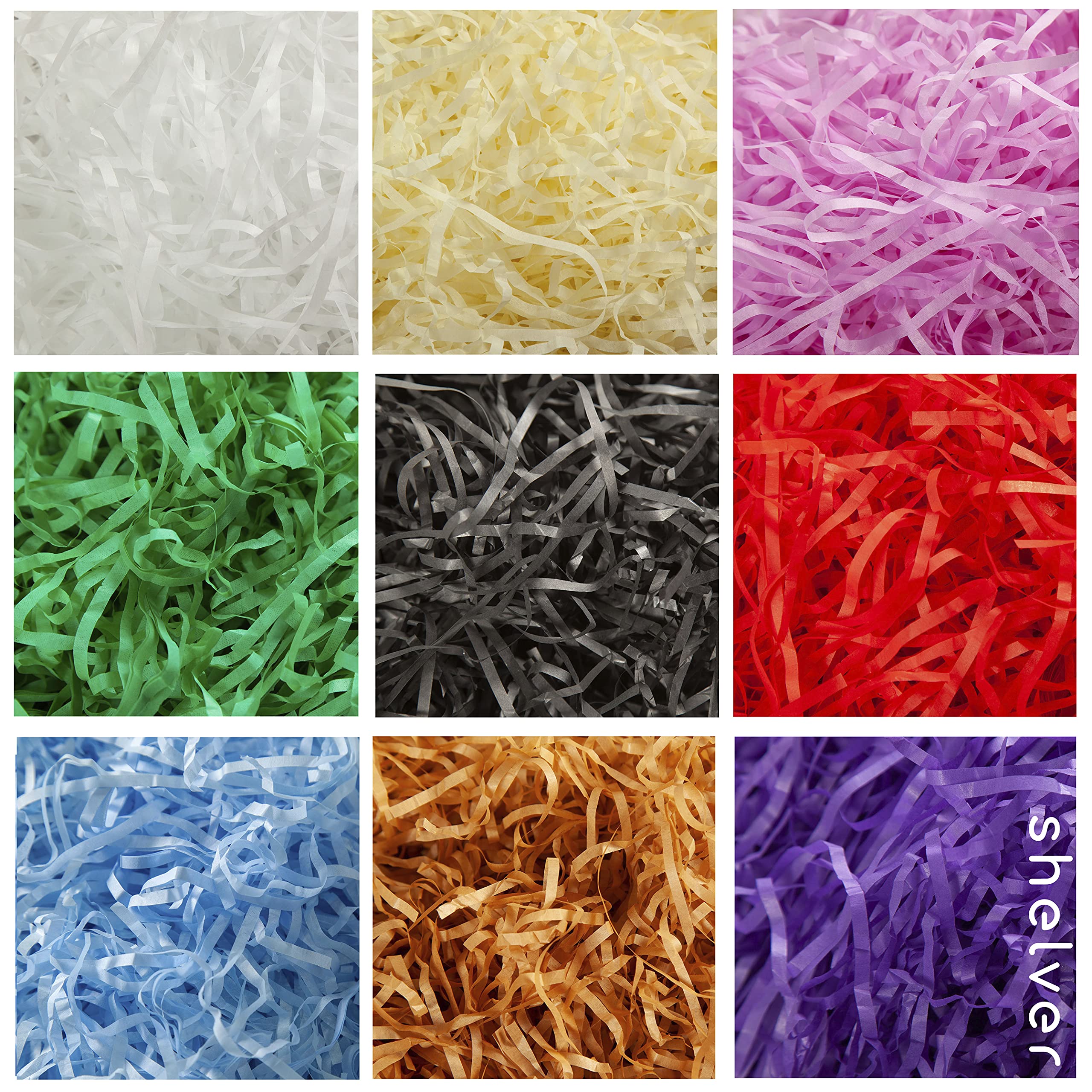Papier De Soie Déchiqueté Violet 500g | Remplissage Cadeaux | Écologique Et Sans Poussière | Pour Boîtes Et Paniers