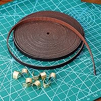 Vista 9 de Correa de distribución abierta para impresora 3D con hebilla de cobre de 23.62 pulgadas, accesorio de impresora 3D de goma antideslizante