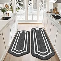Vista 23 de COSY HOMEER Kitchen Rugs and Mats 24"x48" Non Slip Kitchen Mats for Floor Washable Kitchen Runner Rug Stain Resistant Standing Mat for Beige