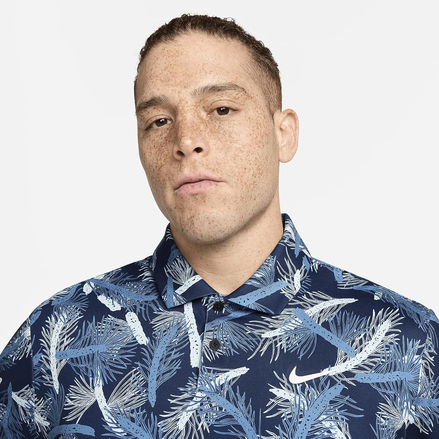 Nike Tour Men's Dri-FIT Golf Polo (Aegean Storm/White, FQ0402-429) Size Medium - Image 3