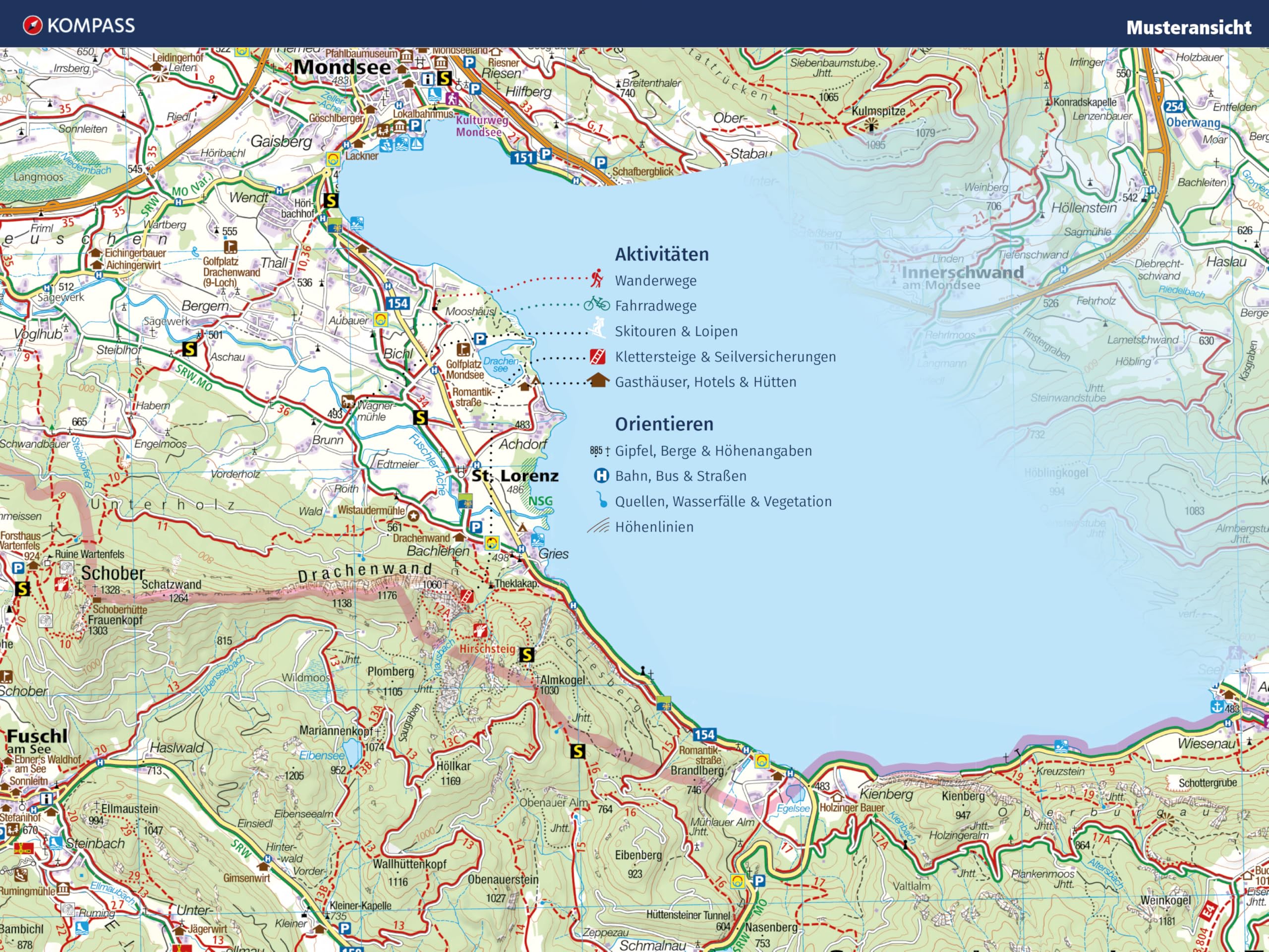 2468 isola d'elba: Wander- und Fahrradkarte in einem - inklusive Offline-Verwendung in der KOMPASS-App. Wander-& Radwege