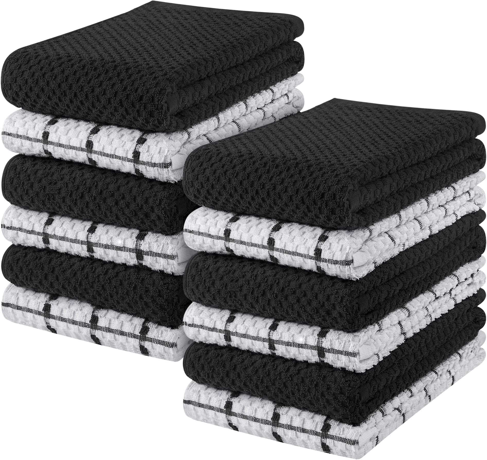 Utopia Towels 12 Kitchen Towels Set 38 x 64 cm 100 Ring Spun