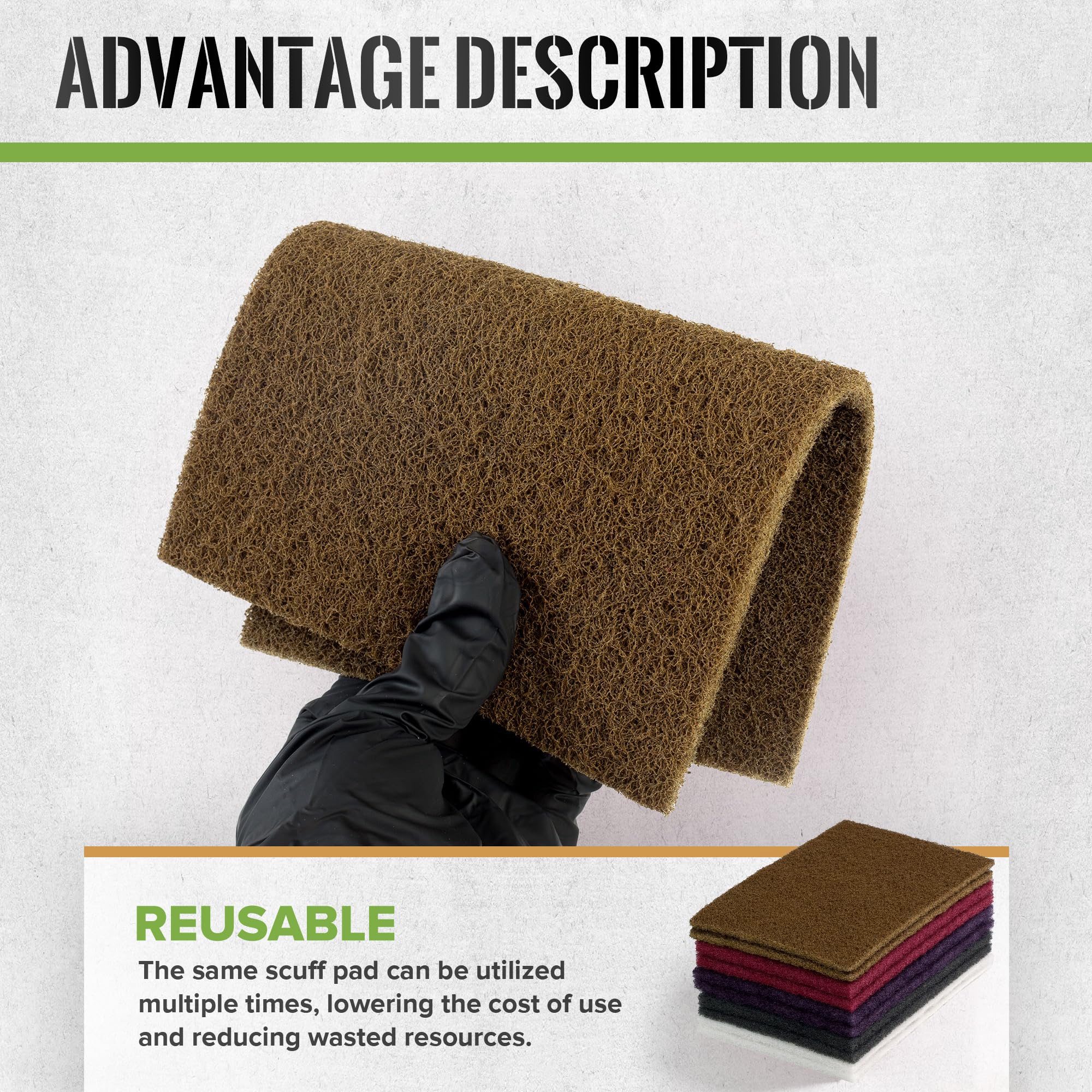 Scuff Pads - 20 Pack for Paint Prep & Cleaning -4