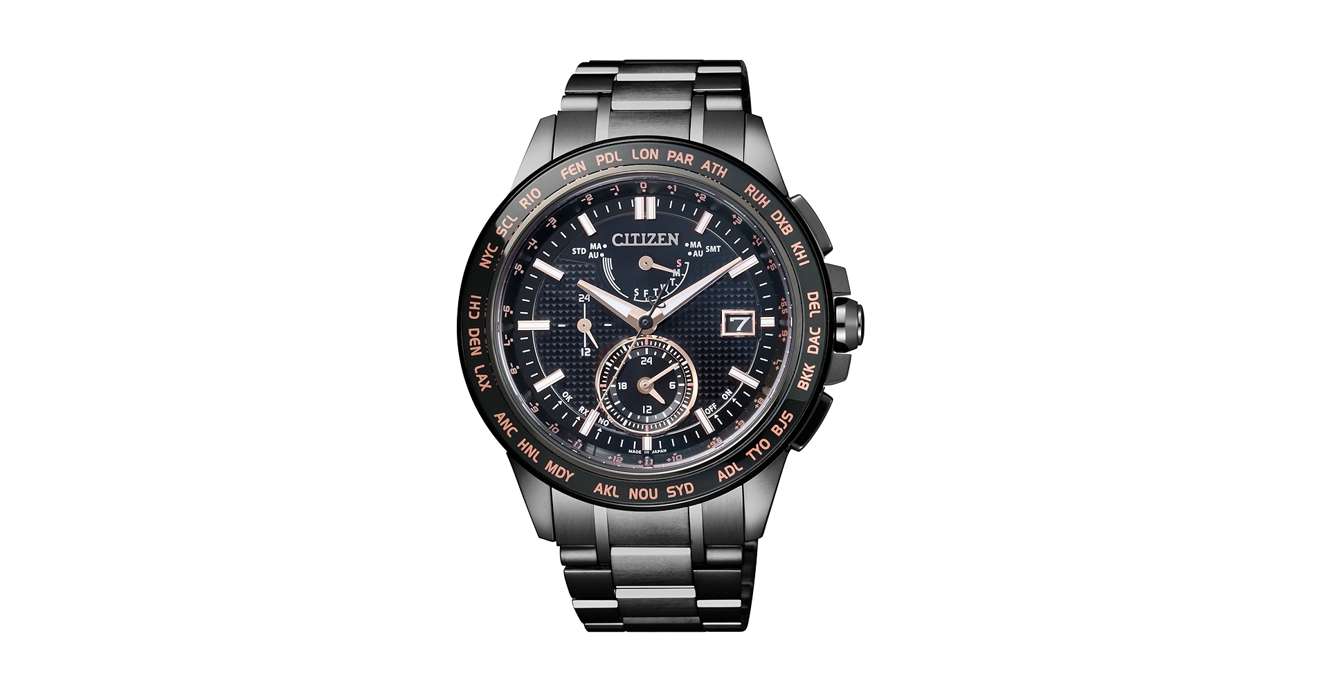Citizen ダブル ダイレクトフライトAT9045-58E Amazon.co.jp: [シチズン] 腕時計 アテッサ エコ・ドライブ 電波