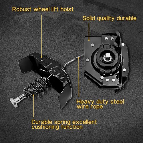 Miniatura 3 de 924-517 - Soporte de cabrestante de neumático de repuesto para Cadillac Escalade ESV EXT Compatible con Avalanche 1500 2500/Suburban 1500