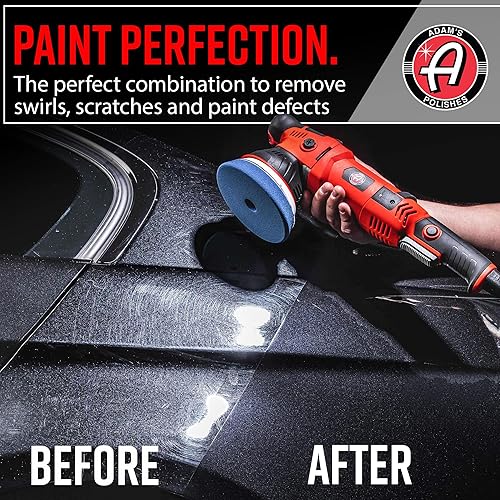 Miniatura 8 de Adam's Polishes SK Pro - Kit de pulido de coche de 0.59 pulgadas, 7 artículos, pulidor profesional para detalles de automóviles  Uso con pulido de