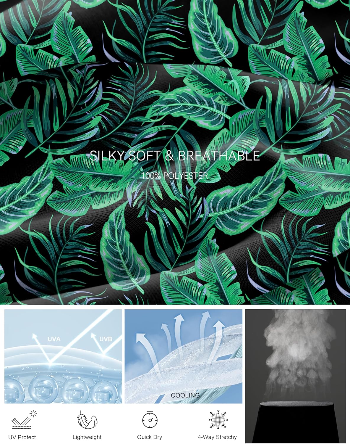 SANTINY Women's Rash Guard UPF50+ SPF Long Sleeve Swimsuits Top UV Sun Protection Swim Shirts for Woman with Zip - Image 6