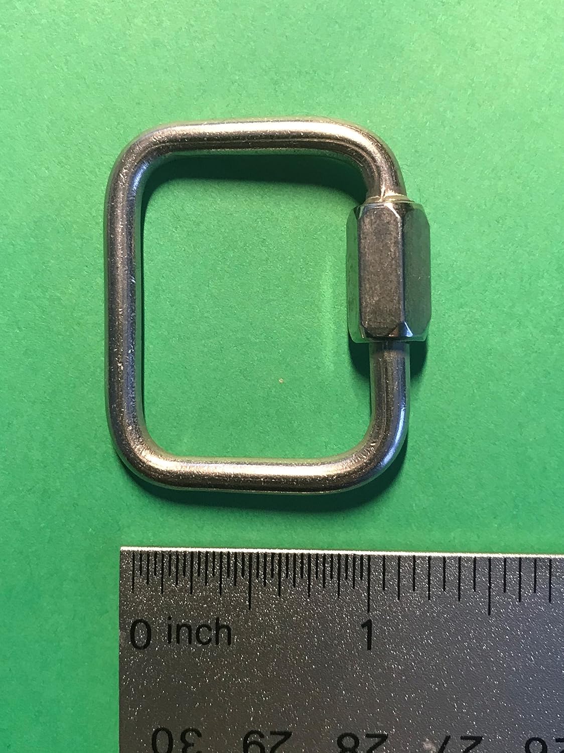 US STAINLESS 2 Pieces Stainless Steel 316 Square Quick Link 5/32" (4mm) Marine Grade - Image 2