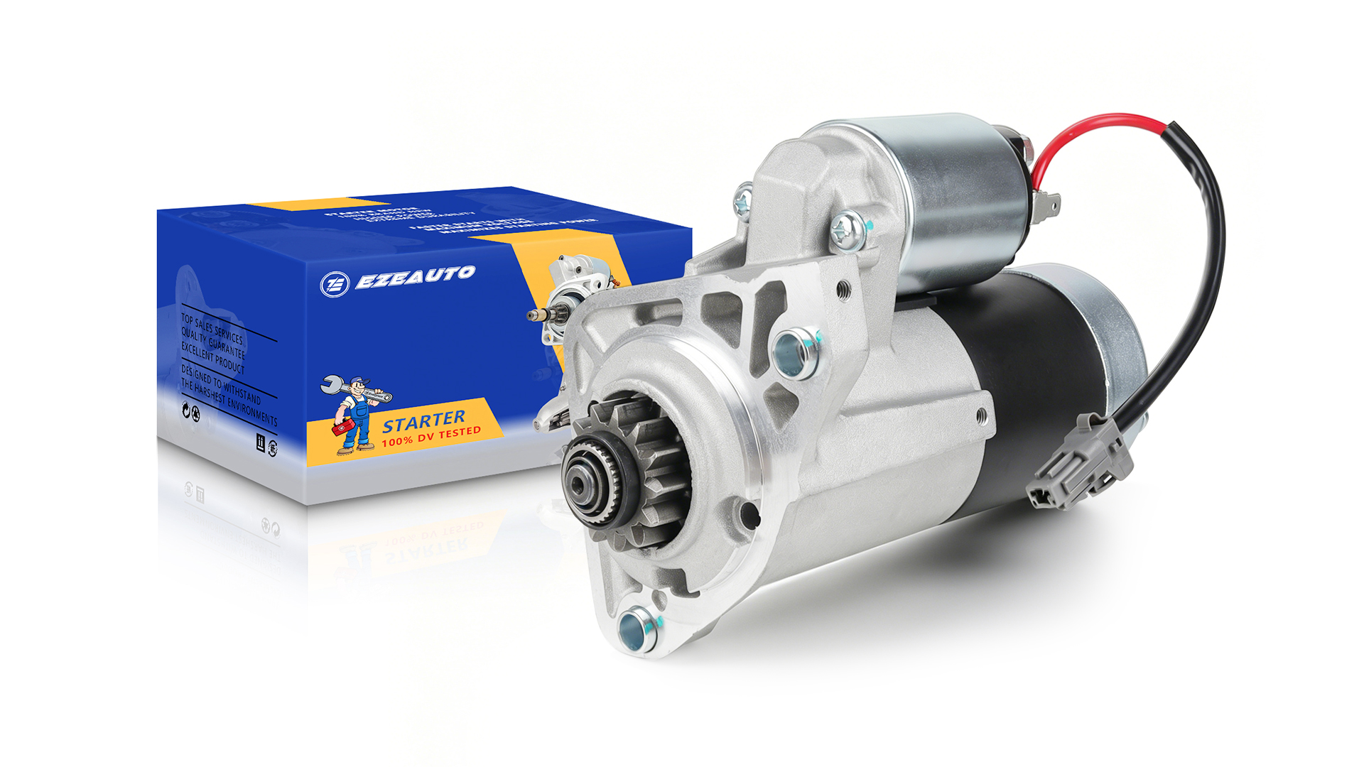 Image of Ezexpreze 17942 New Starter for 2005-2014 Nissan Frontier Xterra | 2005-2012 Pathfinder, 2009-2012 Suzuki Equator, 4.0L 12V 1.8KW, 13-Teeth CW, PMGR, OE SMT0260