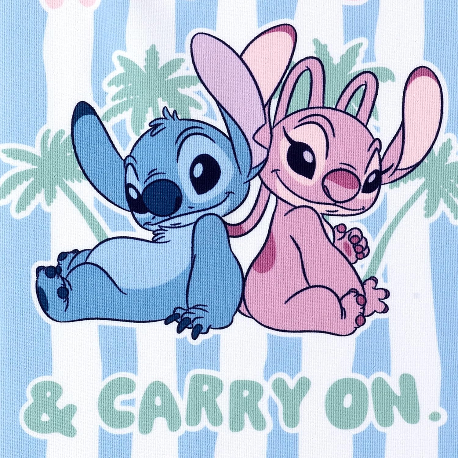 Disney Lilo and Stitch Girls One Piece Swimsuit Bathing Suit with Pool Beach Towel 20 x 50 Set for Toddler to Big Kids