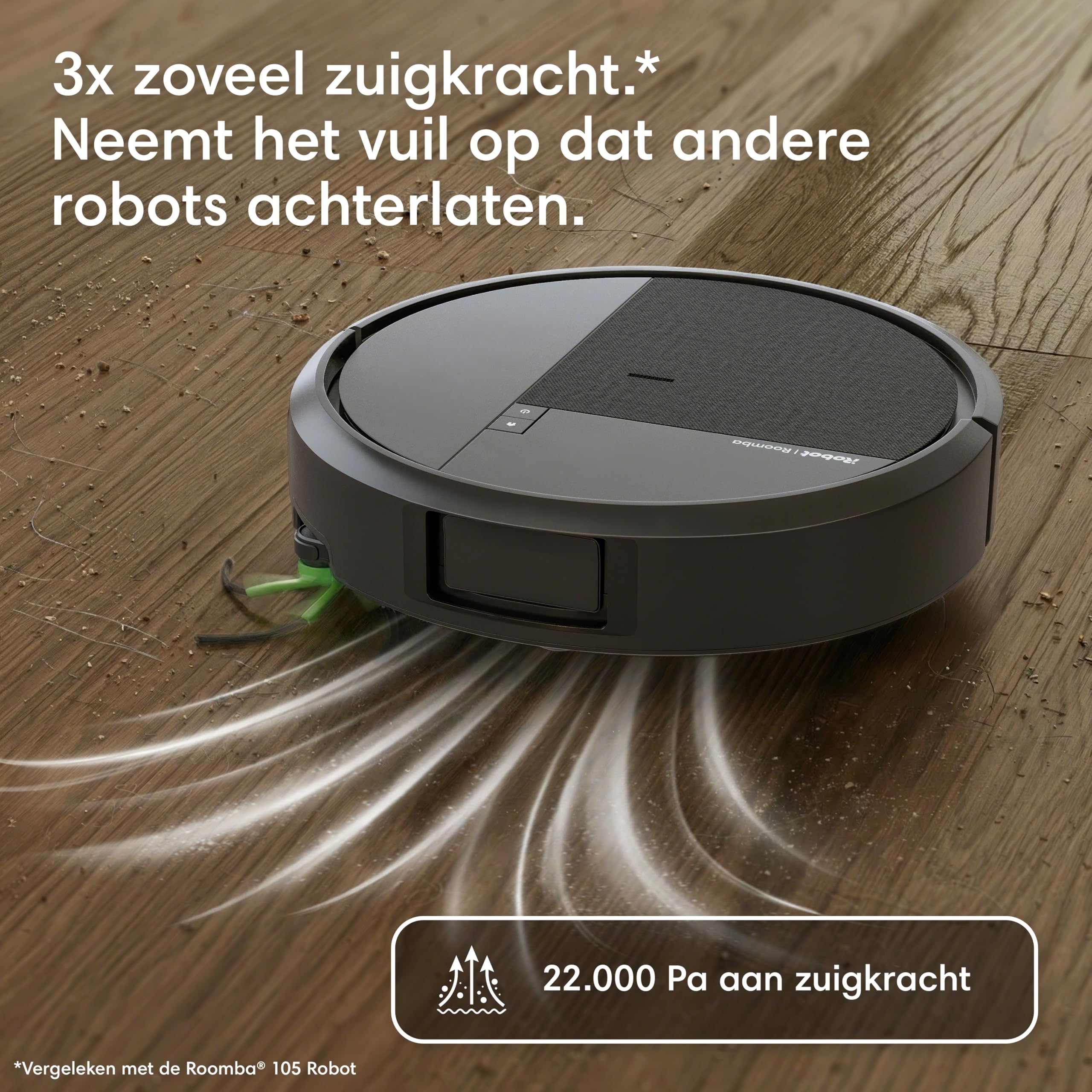 iRobot Roomba® Plus 516 Combo Roboter + AutoWash™ Dock, 22Kpa, Multifunktions‑Dock, Clearview LiDAR, Entleert-Sich, Zusätzliches Zubehör, Schwarz