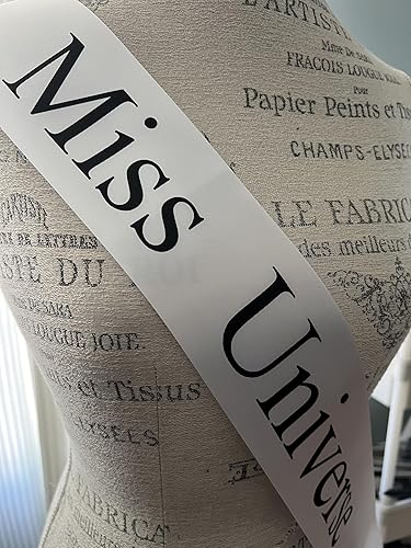 Vista 2 de Miss Universe - Banda de Halloween con pasador ajustable (Miss Universe) Blanco