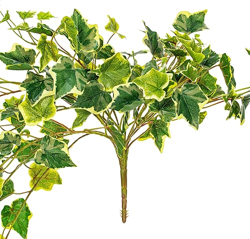 Miniatura 5 de Vickerman Everyday - Arbusto colgante de hiedra artificial varigada de 34 pulgadas, arbusto de plantas colgantes de imitación para interiores,