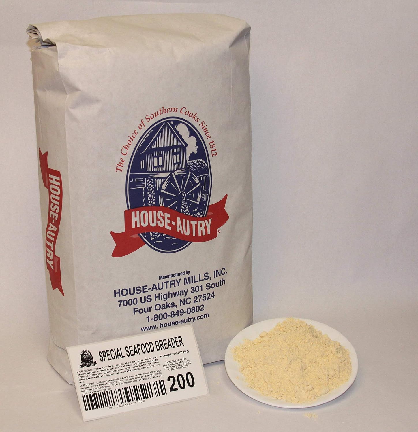 House Autry Special Shelf Stable Seafood Breading, 25 Pound -- 1 each.