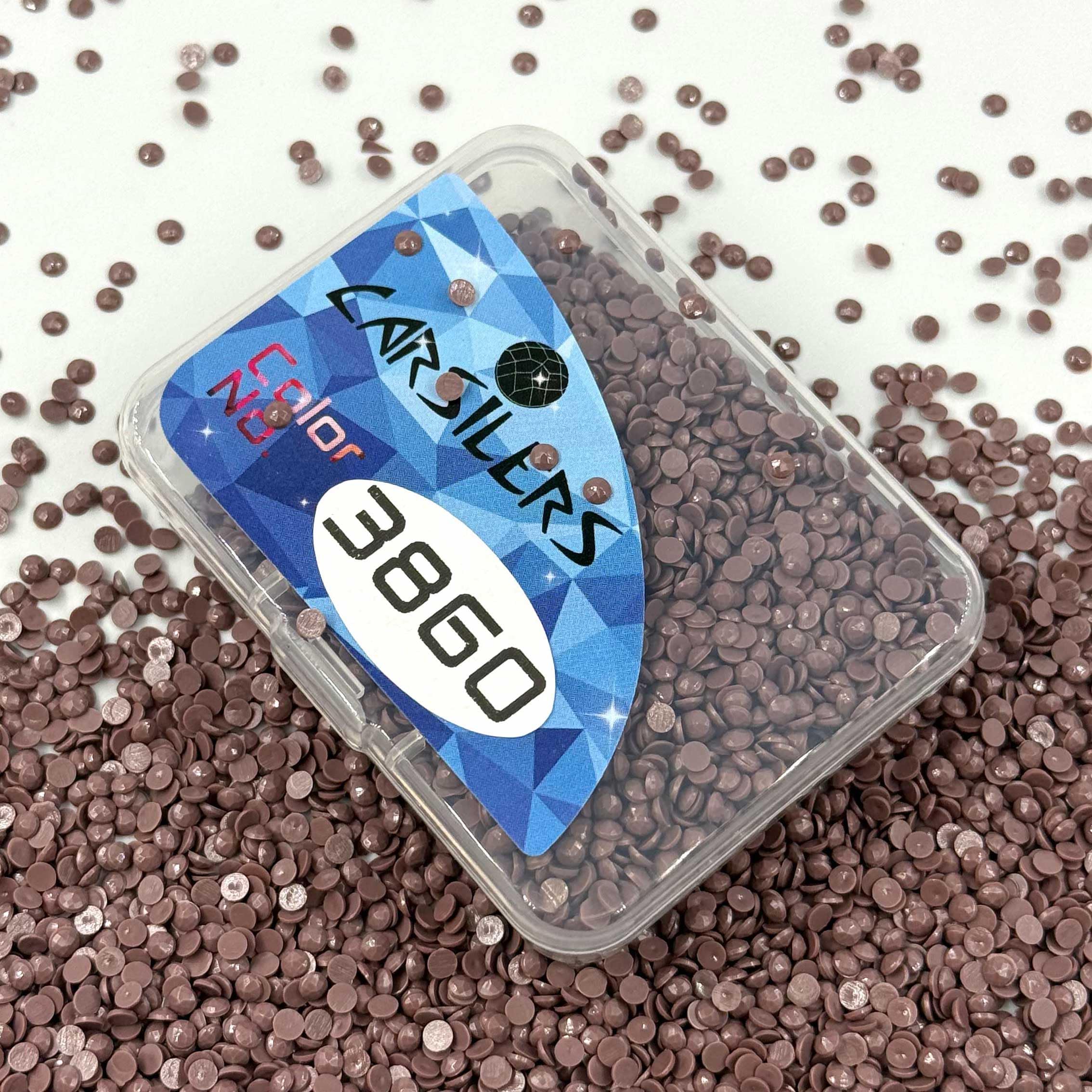 Diamond Painting Beads 3860,Diamonds Painting Accessories Replacement for Missing Drills,Diamond Beads Replacement Drills Gems Stones,Round,About 3500pcs — image 1
