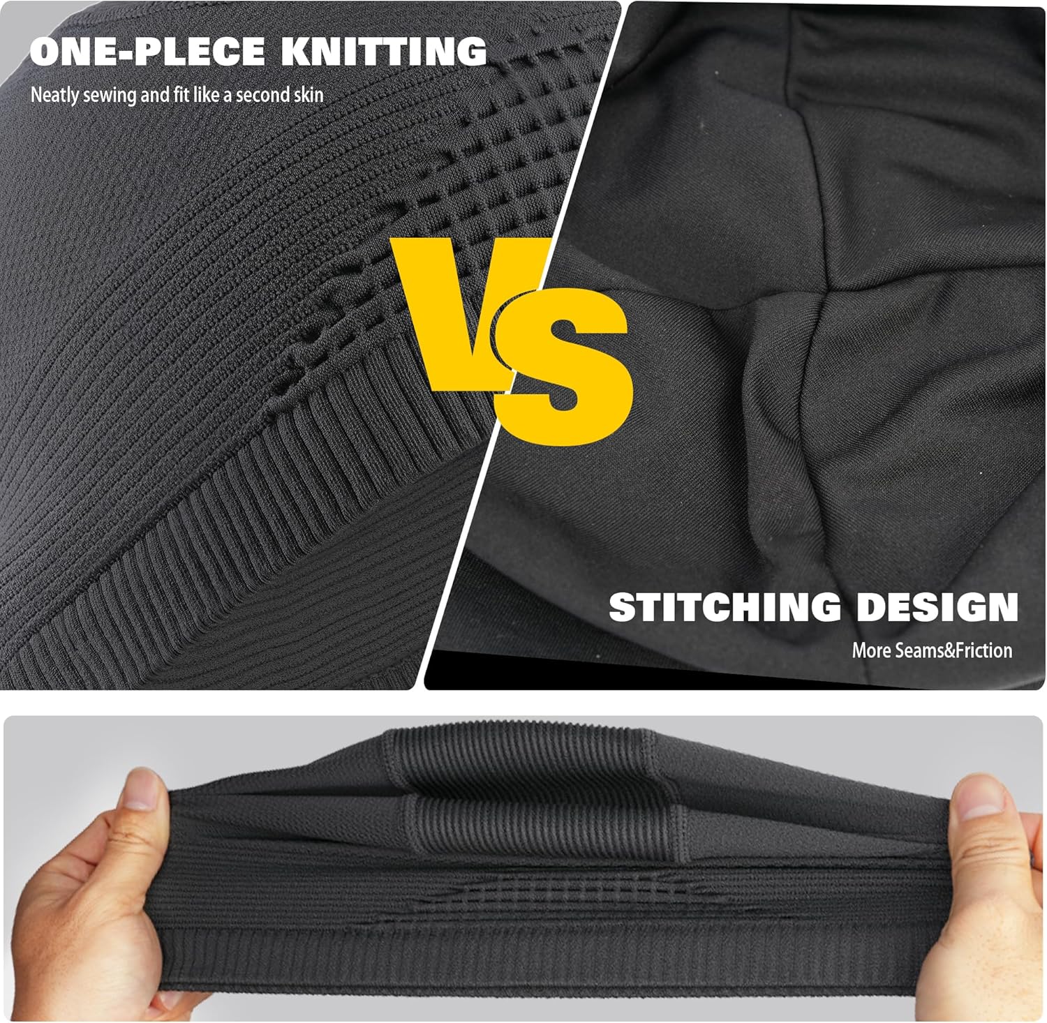 Skull Caps for Men Women Thermal Helmet Liner Mens Beanie Winter Running Hat for Skiing Walking Outdoor Sports - Image 2