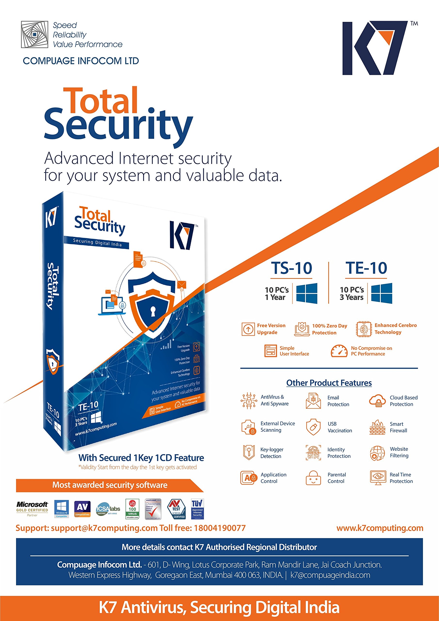 See full amazon price history chart for K7 Total Security - 10 PCs, 1 Year (DVD) K7 Total Security - 10 PCs, 1 Year (DVD) (B074KCNMFG) Amazon Price History, Amazon Price Tracker
