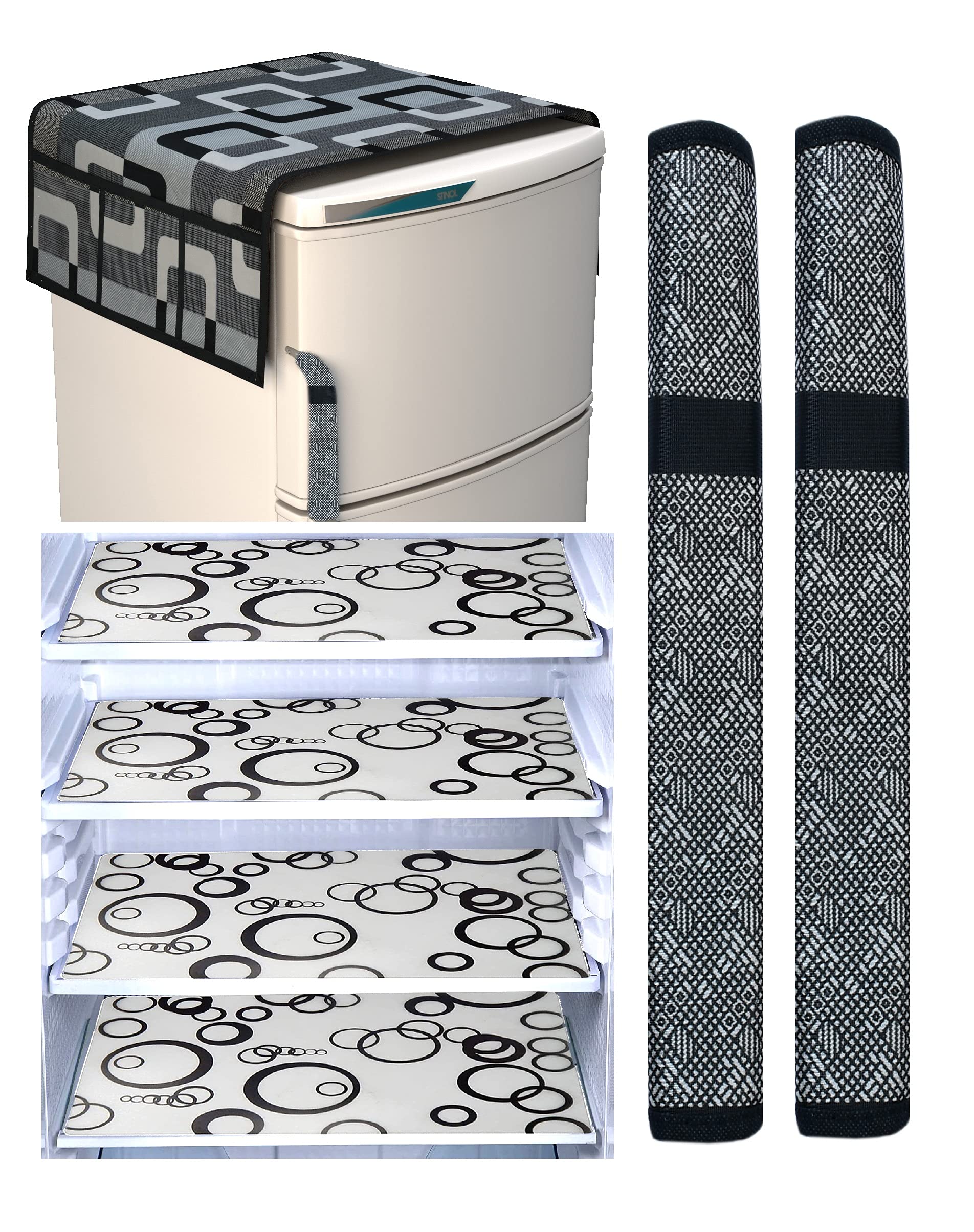 Fridge Top Cover Set - Protect & Decorate! -10 Fridge Top Cover Set - Protect & Decorate! -10