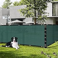 Vista 14 de SEKKVY Valla de privacidad resistente de 3 x 16.4 pies, cubierta de red de malla de bloqueo del 90% para jardín, pared, valla de eslabones de cadena