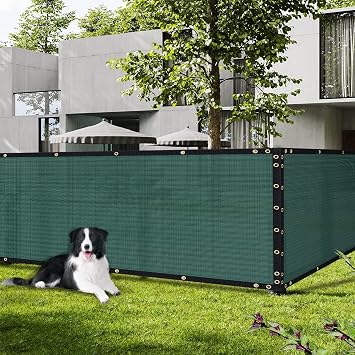 SEKKVY 4 x 50 Privacy Screen Fence Heavy Duty Fence Green