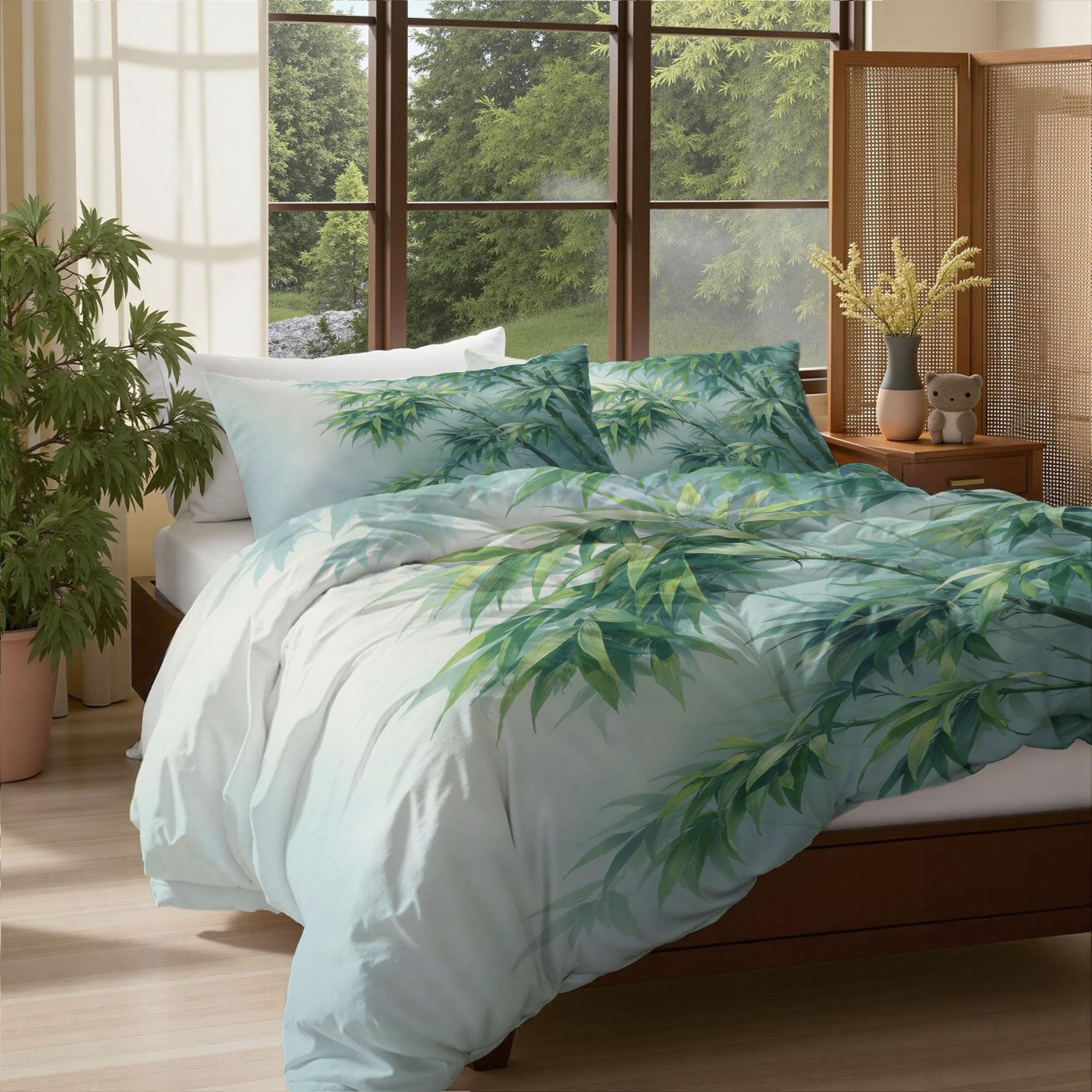 Housse de couette 220x240 fermeture éclair pour enfiler votre couette facilement sans effort