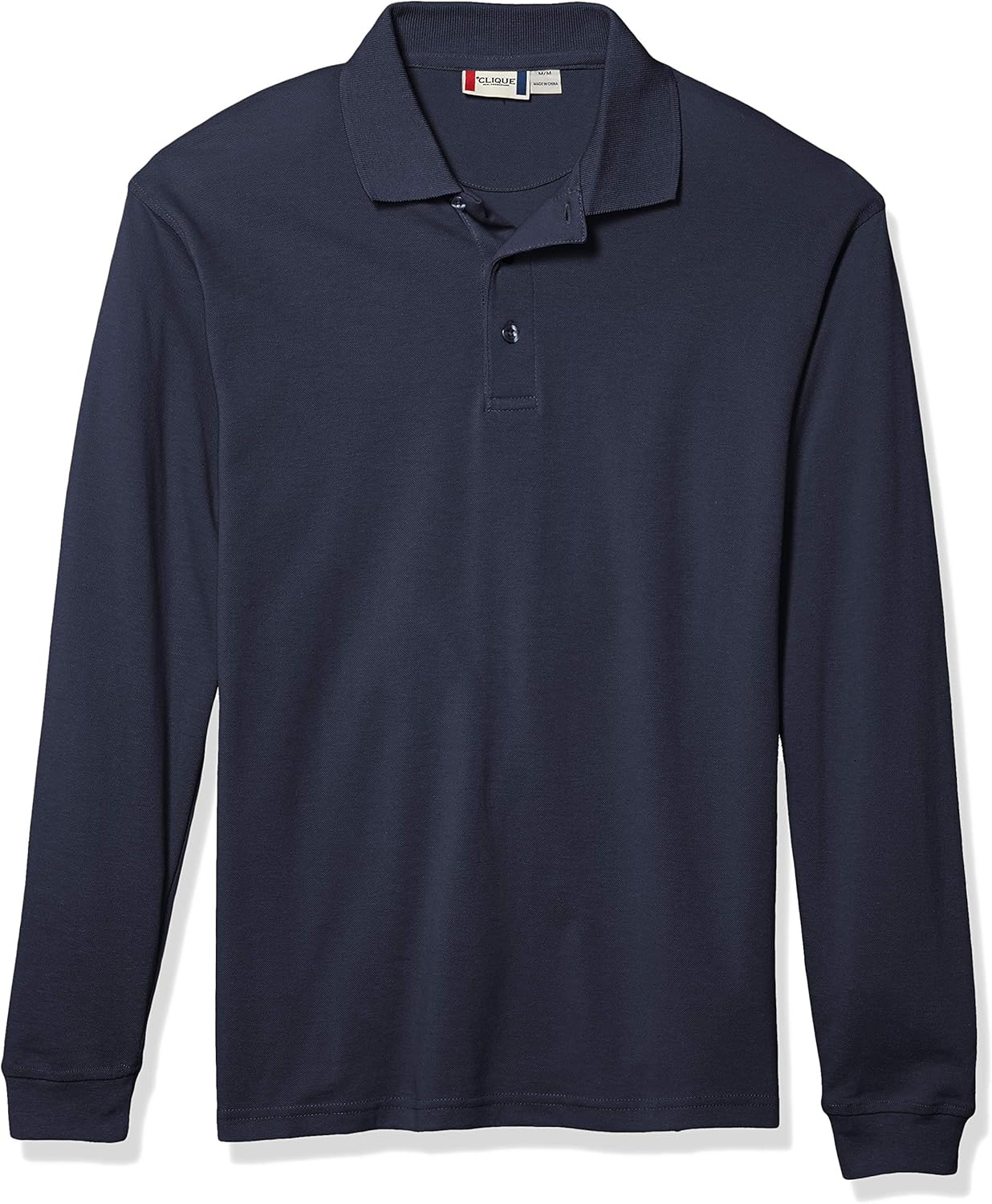 Clique Men's Long-Sleeve Evans Pique Polo