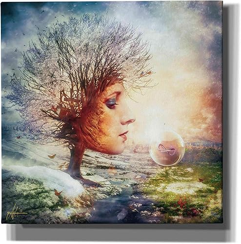 Miniatura 1 de Cortesi Home 'Treasure' de Mario Sanchez Nevado, arte de pared en lienzo, 18 x 18 pulgadas