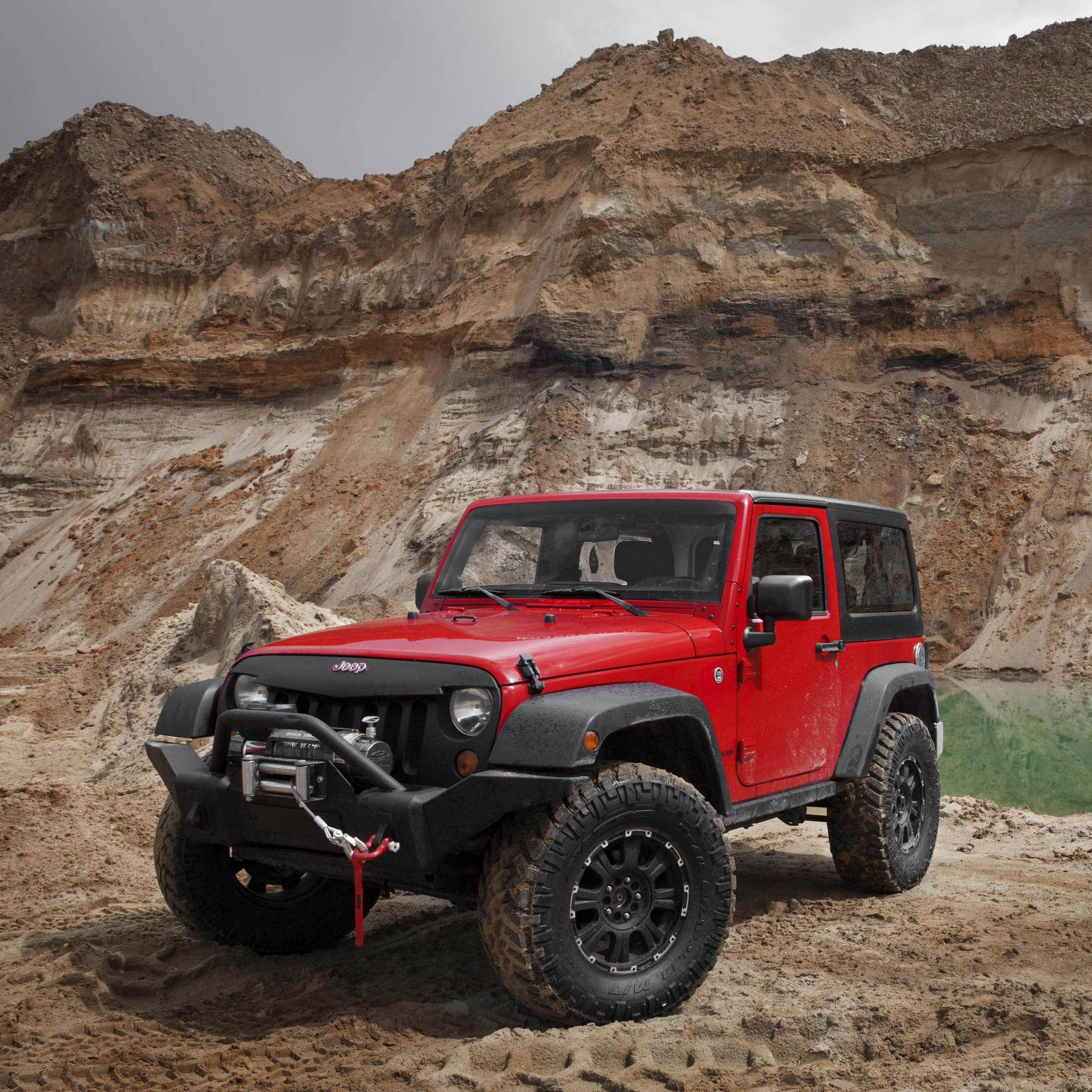DRAGON WINCH Verricello Elettrico Highlander 12V 15000 lbs 6803kg Cavo in Sintetico 21m per Off-road, Veicolo Fuoristrada, SUV. impermeabile, incluso telecomando senza fili + accessori per verricello