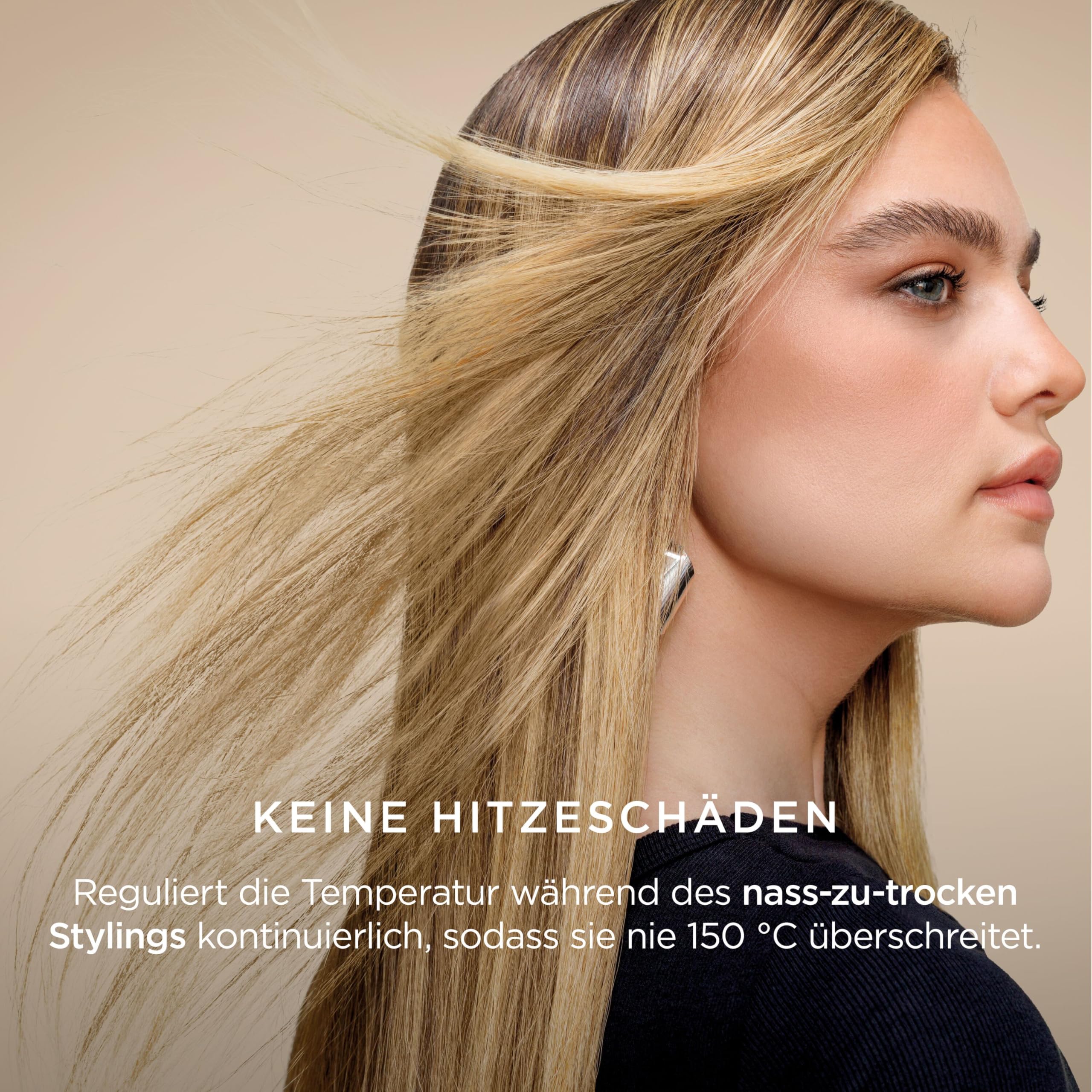 Shark Glam Multistyler Haartrockner mit Keramik Gloss-Lock-Technologie Styling-Aufsätzen Silki Glossi