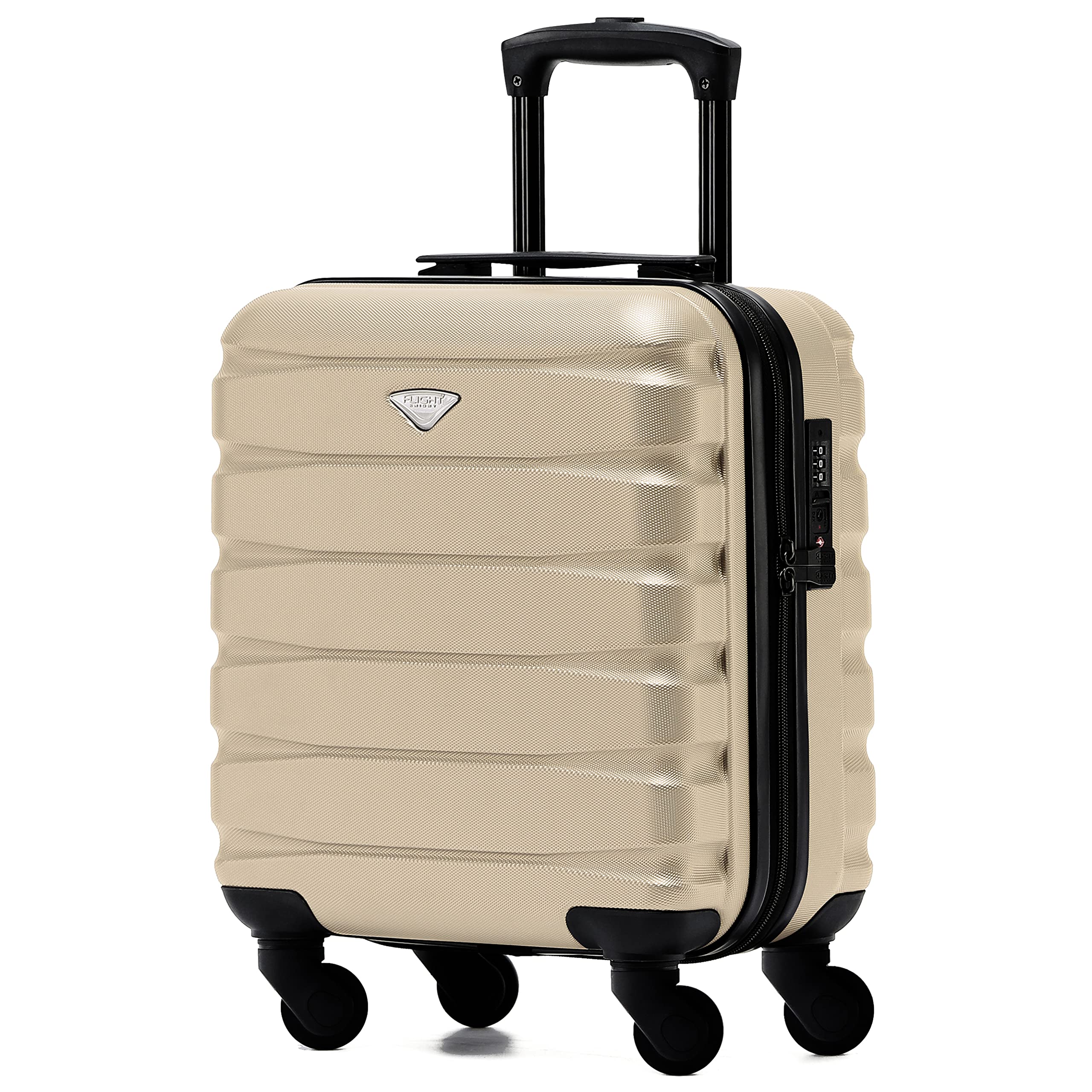 Flight Knight Lightweight 4 Wheel ABS Hard Case Medium Suitcase Approved for Over 100 Airlines Including easyJet, British Airways, Ryanair, Jet2, Emirates & Many More - Check-in Medium Size 25" — view 181