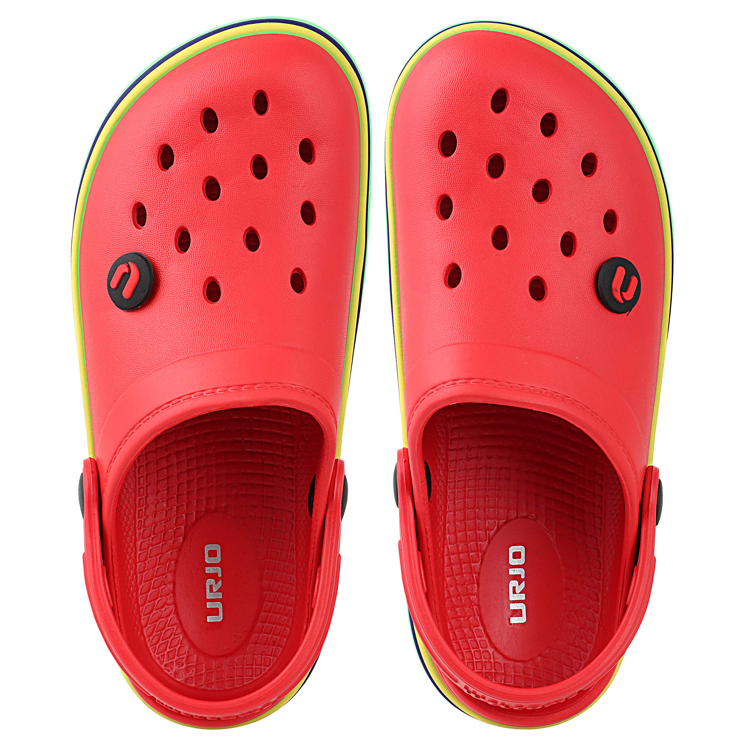URJO unisex-child Red Clogs-11 Kids UK (29 EU) (KIDS_SKRAINBOW) (B08JMSMPT3) Amazon Price History, Amazon Price Tracker