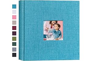 Mublalbum Small Blue Picture Book - 200 Photo Capacity Album