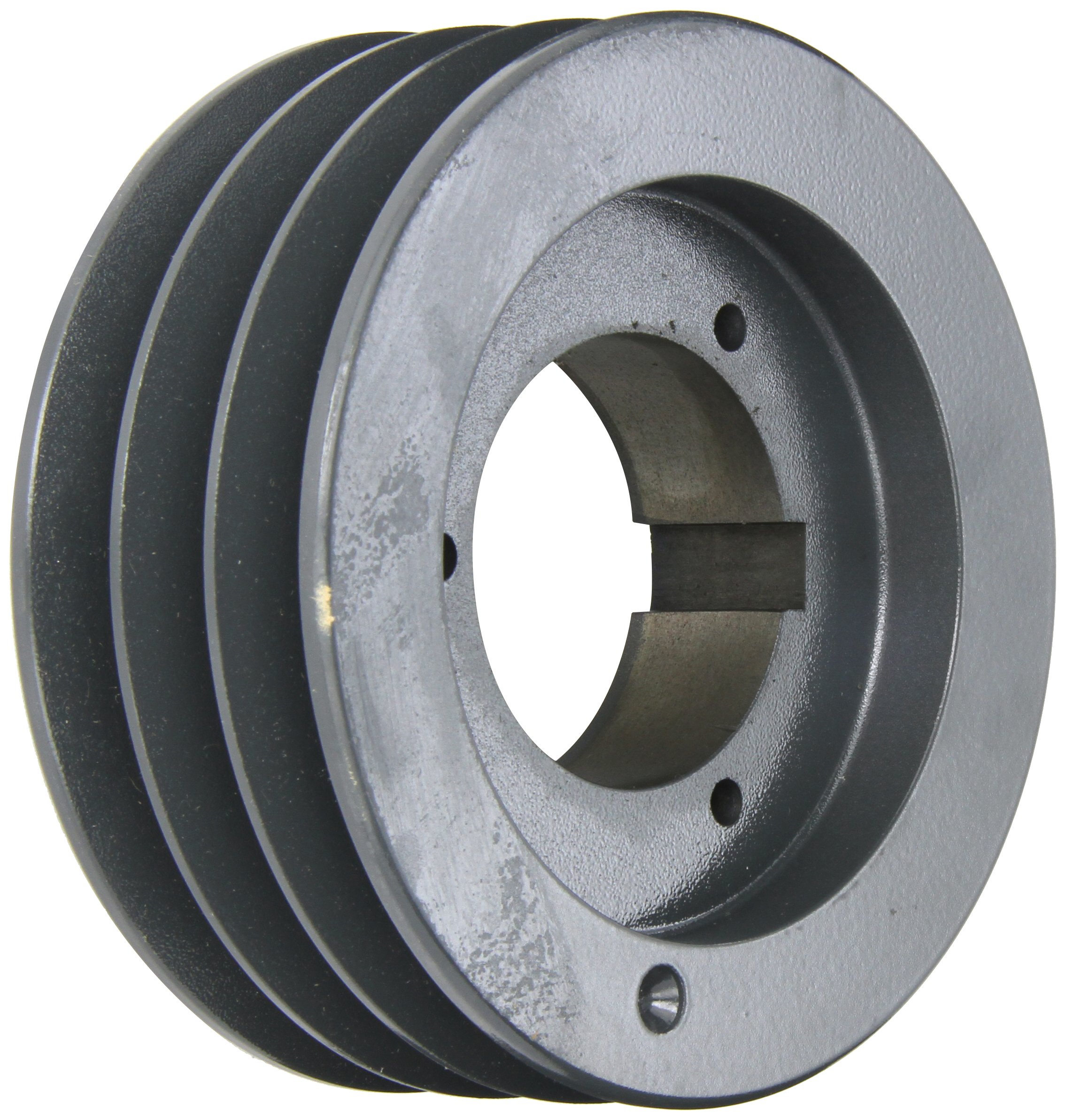 Browning 3B5V58 Split Taper Sheave, Cast Iron, 3 Groove, A, B or 5V Belt, Uses B Bushing