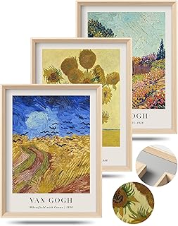 HesenDot Van Gogh Framed Canvas Prints (Set of 3)