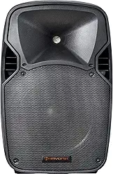 HAYONIK, Caixa Ac. Amplificada 400W, Falante 12", Driver Titânio 1,35", USB, Entrada P/Mic, Bluetooth 5.0, Rádio FM, Controle App, 200W RMS, Saída Passiva - CPA-12400L
