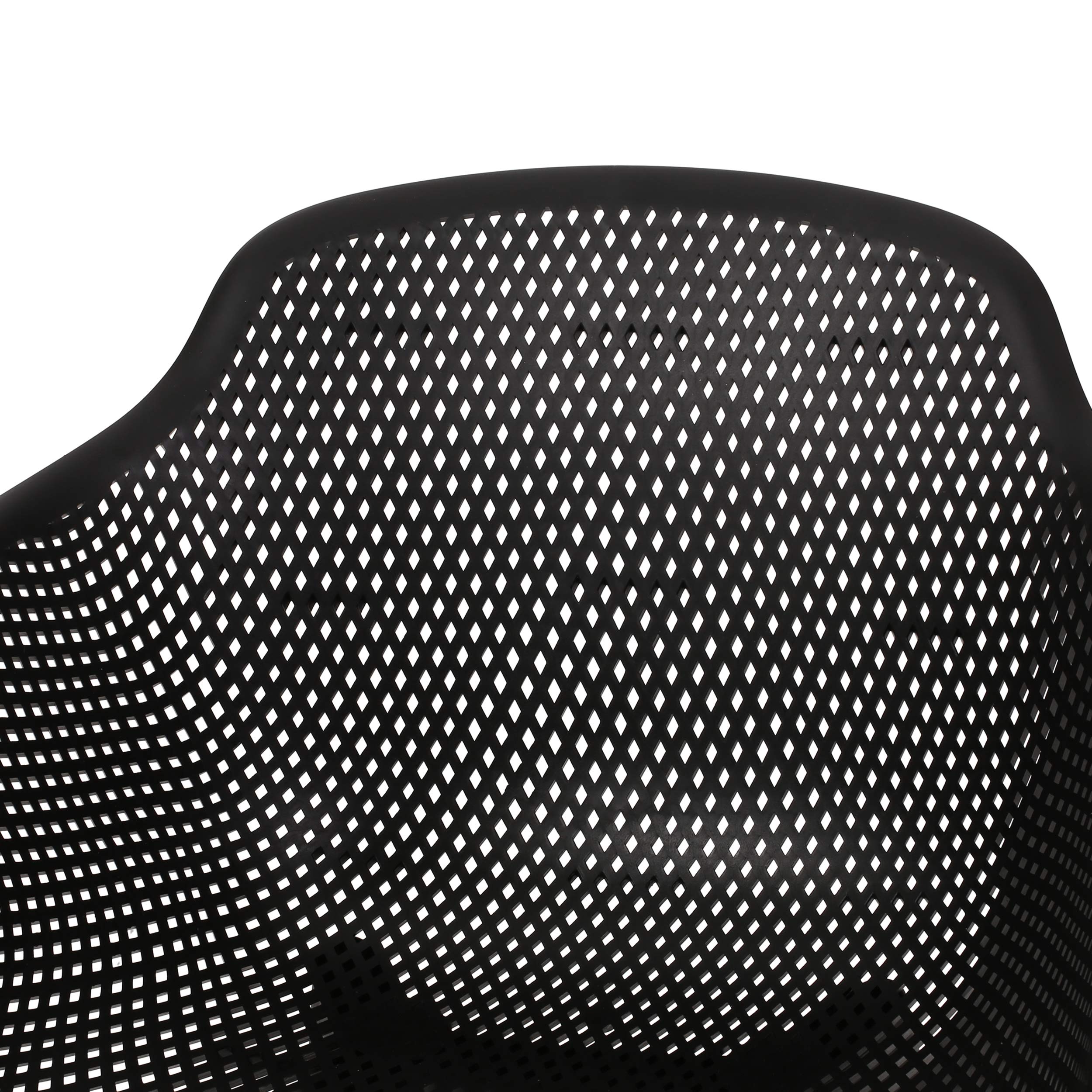 Davina - Silla de comedor (2 unidades), polipropileno, color negro 6