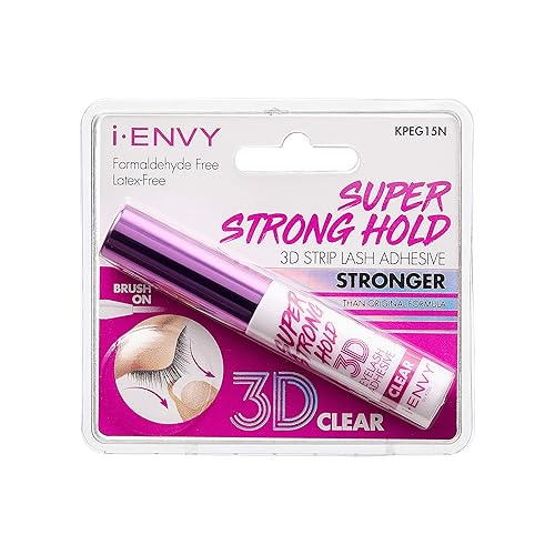 i-ENVY by Kiss Super Strong Hold 3D Pegamento para pestañas (transparente)