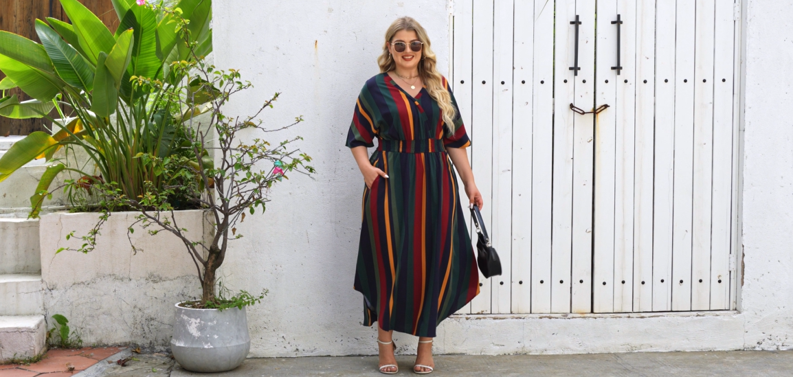 Nemidor Womens Casual Plus Size Summer Maxi Dresses Boho Print