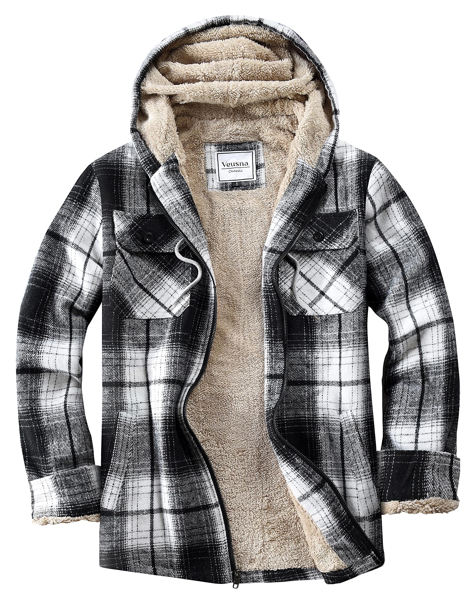 Veusna Flannel Shirt Jacket