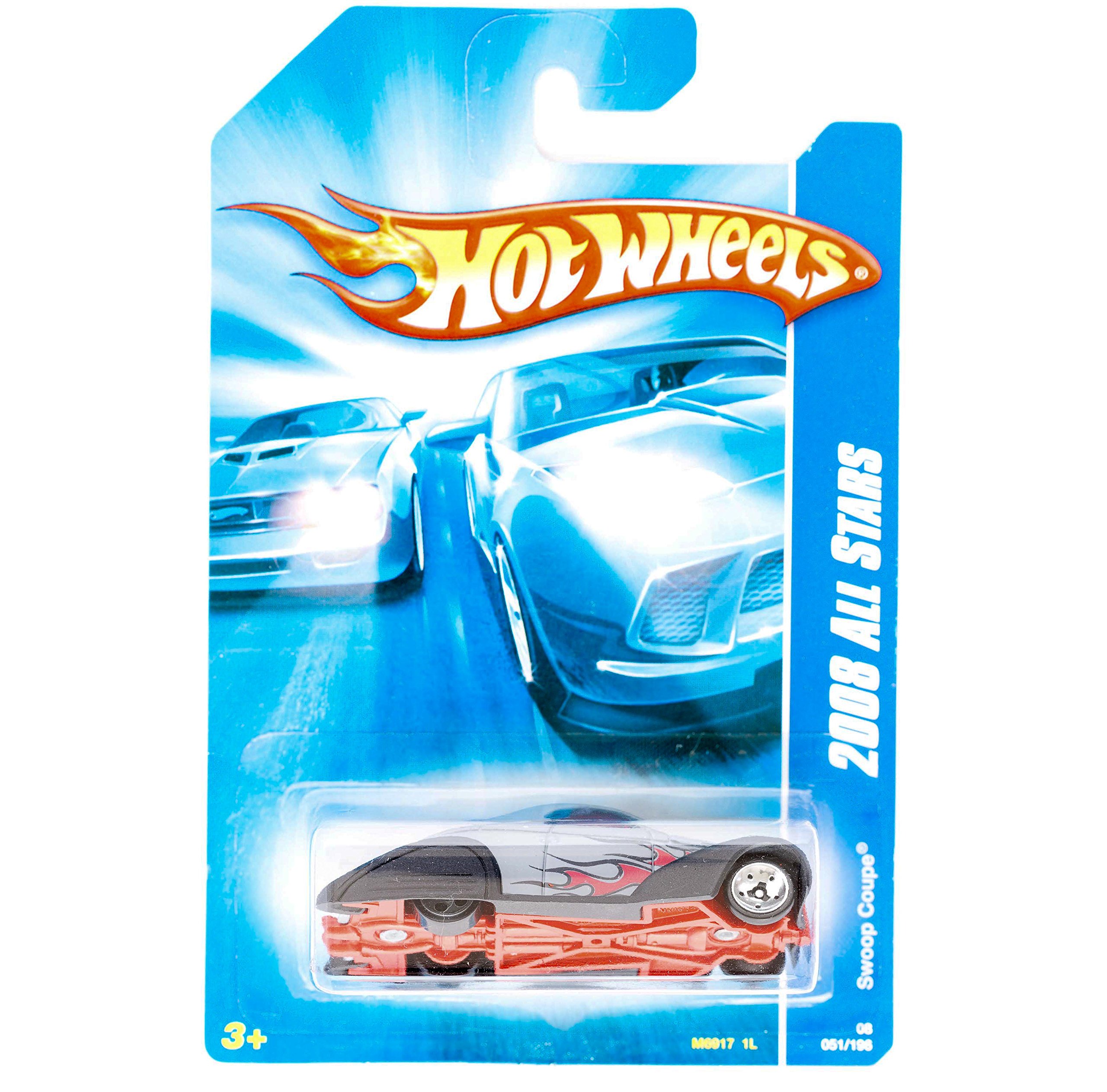 Hot Wheels2008 051 All Stars Swoop Coupe Grey And Black 2008 51