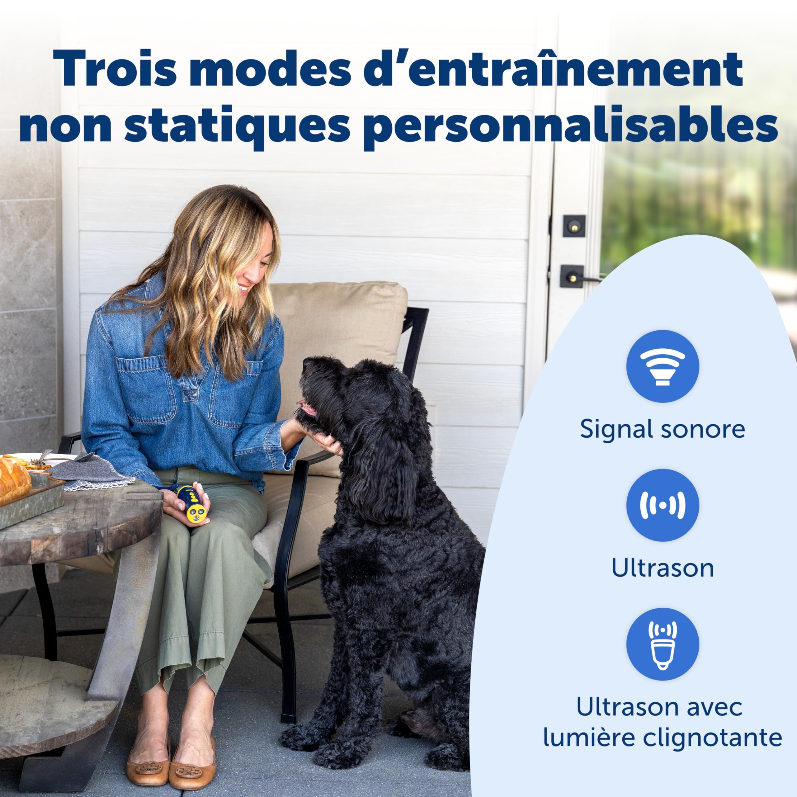 PetSafe Dispositif d'éducation à Ultrason sans Collier