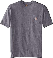 Vista 9 de Carhartt Camiseta de manga corta pesada con bolsillo para hombre