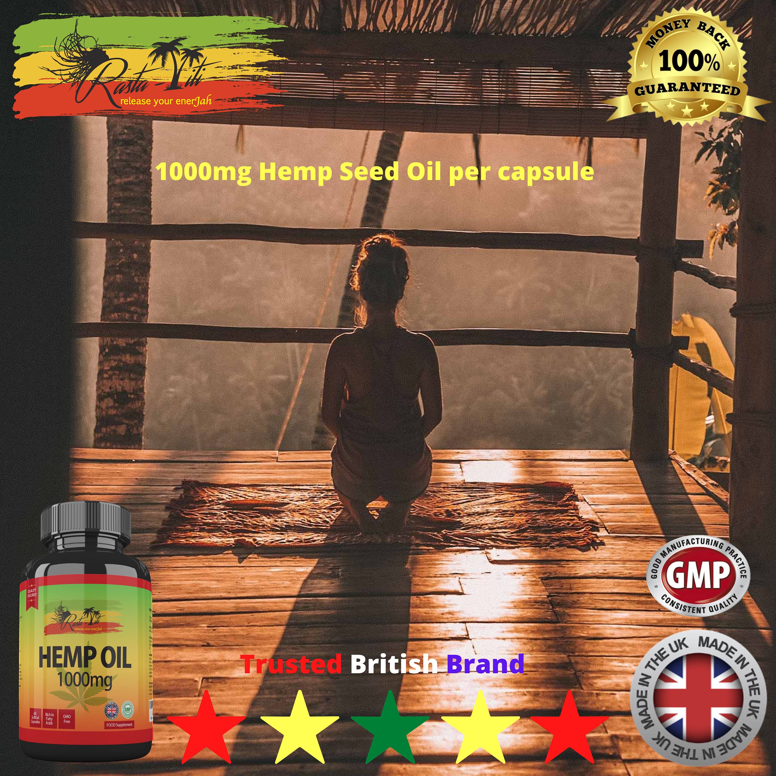 Buy Hemp Seed Oil Capsules 1000mg High Strength Softgels Cold